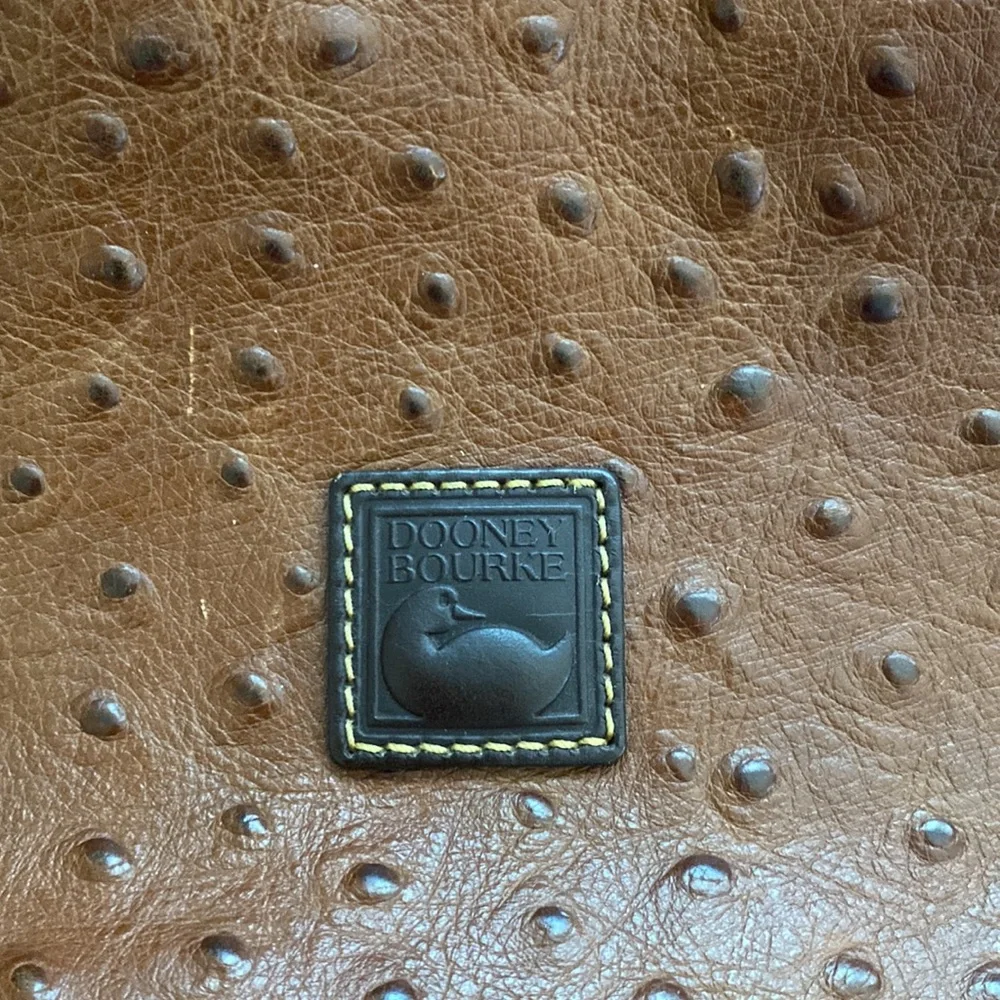 Dooney & Bourke Ostrich Skin Bag - Picture 6 of 15